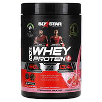 Six Star, Elite Series, 100% Whey Protein Plus, Strawberry Smoothie, 1.8 lbs (816 g)