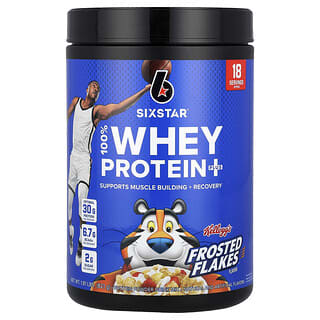 SIXSTAR, 100% Whey Protein Plus, Kellog's Frosted Flakes, 1.81 lbs (821 g)