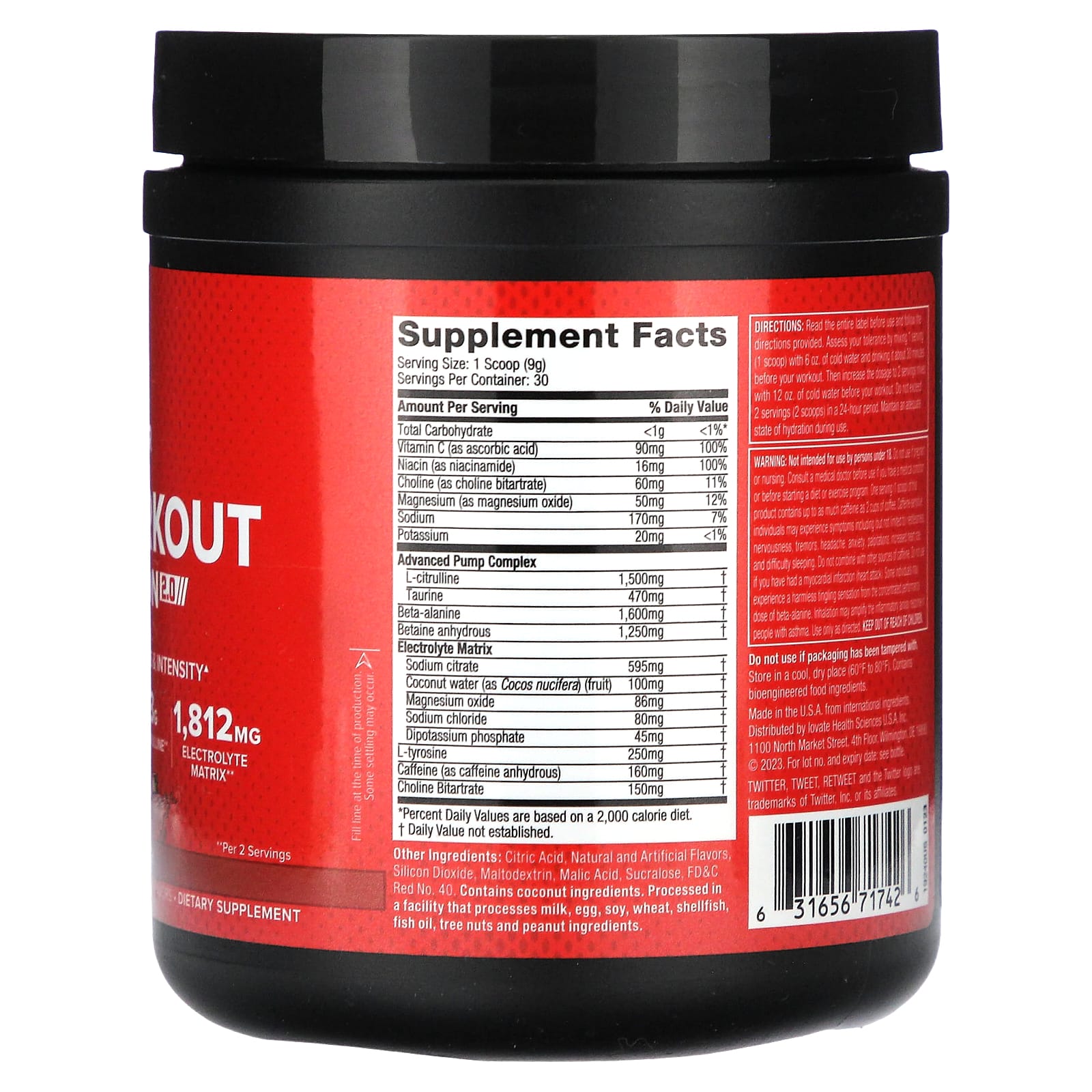 SIXSTAR, PreWorkout Explosion 2.0, Fruit Punch, 9.52 oz (270 g)