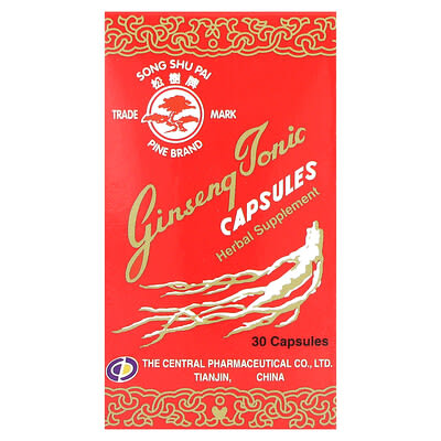 Song Shu Pai, Ginseng Tonic Capsules, 30 Capsules