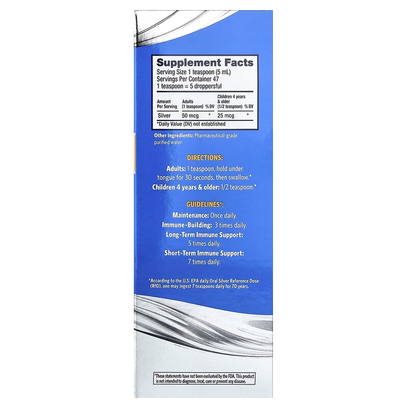 Bio-Active Silver Hydrosol™, Liquid Drops, 8 fl oz (236 ml)