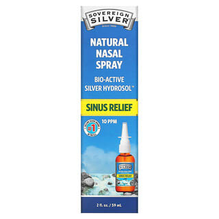 Sovereign Silver, Bio-Active Silver Hydrosol, Natural Nasal Spray, 10 ppm, 2 fl oz (59 ml)