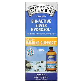 Sovereign Silver, Bio-Active Silver Hydrosol, 10 PPM, 473 ml