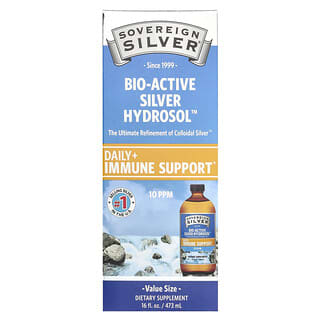 Sovereign Silver, Bio-Active Silver Hydrosol, 10 PPM, 473 ml