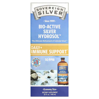 Sovereign Silver, Biyoaktif Gümüş Hidrosol, 10 ppm, 32 fl oz (946 ml)