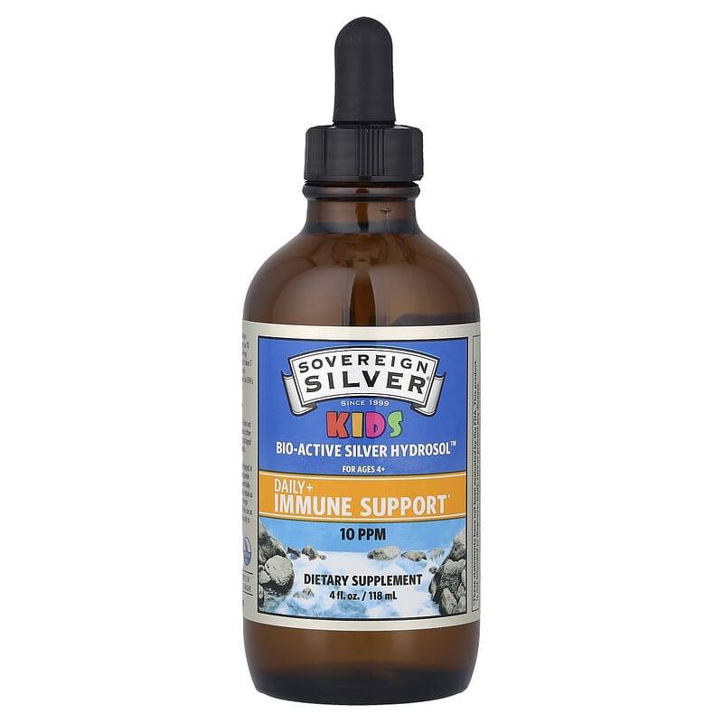 Kids Bio-Active Silver Hydrosol™, Ages 4+, 4 fl oz (118 ml)