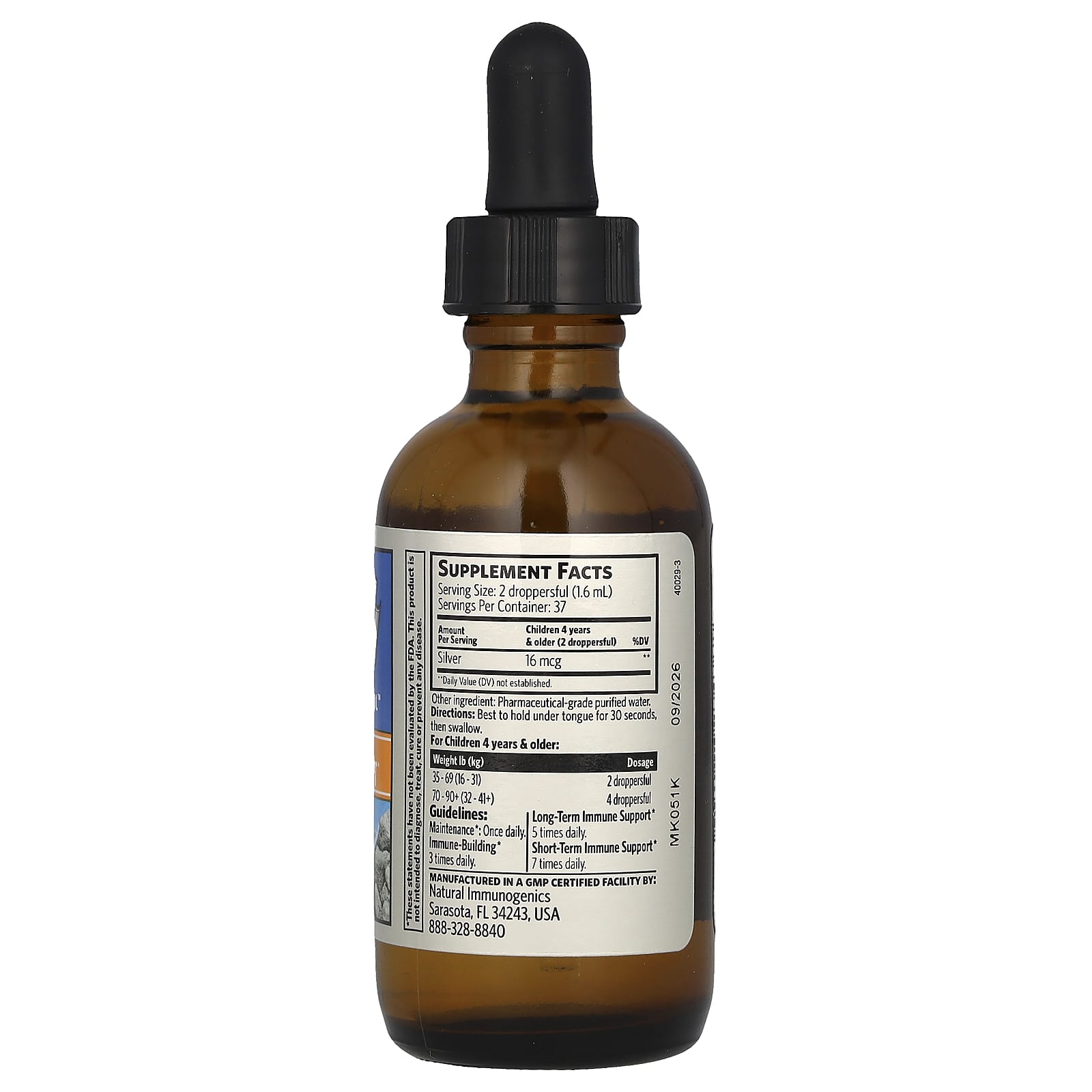 Sovereign Silver, Kids BioActive Silver Hydrosol, Daily + Immune