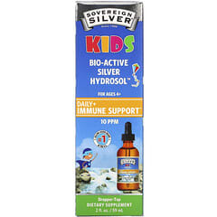 Sovereign Silver, Kids Bio-Active Silver Hydrosol, Daily Immune Support, Ages 4+, 10 PPM, 2 fl oz (59 ml)
