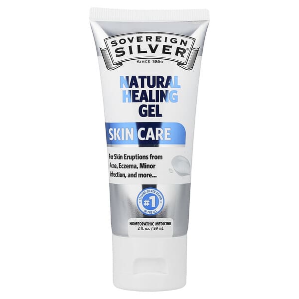Sovereign Silver, Gel cicatrisant naturel, Soin de la peau, 59 ml