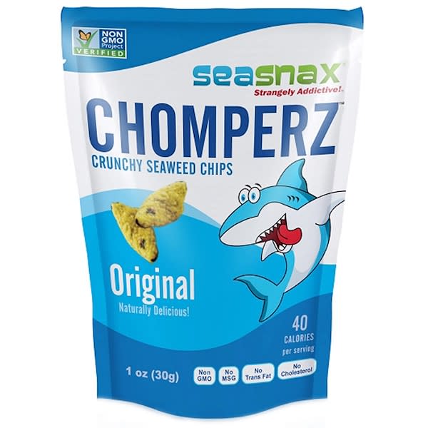 SeaSnax, Chomperz™（チョンパーズ）、カリカリ海藻チップス、オリジナル、1 オンス (30 g)