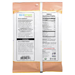 SeaSnax, Organic Roasted Seaweed Wrapz with Extra Virgin Olive Oil & Sea Salt, Toasty Onion, 5 Large Sheets, 0.54 oz (15 g)