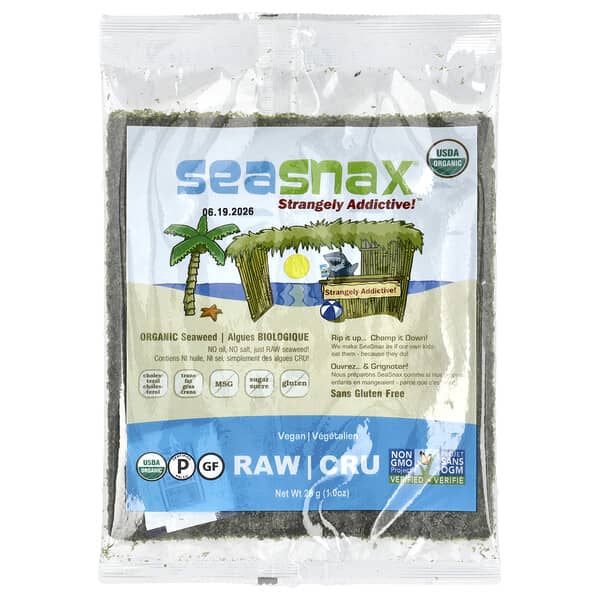 SeaSnax, Organic Seaweed, 1 oz (28 g)