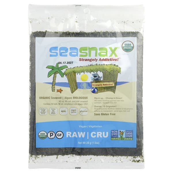 SeaSnax, Organic Seaweed, 1 oz (28 g)