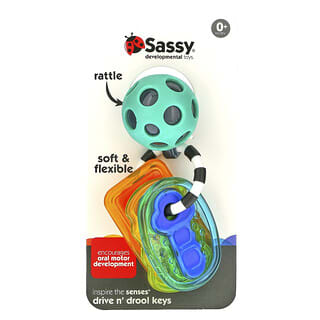Sassy, Inspire The Senses, Drive N' Drool Keys, 0+ Months, 1 Count