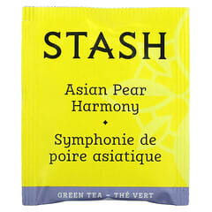 Stash Tea, Green Tea, Asian Pear Harmony, 18 Tea Bags, 1.1 oz (34 g)