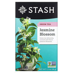 Stash Tea, Bourgeon de jasmin, thé vert, 20 sachets, 1,3 oz (38 g)
