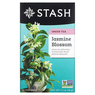 Stash Tea, 綠茶，茉莉花，20 茶包，1.3 盎司（38 克）