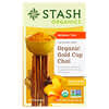 Herbal Tea, Organic Gold Cup Chai, Caffeine Free, 18 Tea Bags, 1.2 oz (36 g)