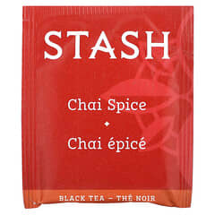 Stash Tea, Black Tea, Warming Chai Spice, 20 Tea Bags, 1.3 oz (38 g)