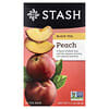 Stash Tea, 홍차, 복숭아, 티백 20개, 38g(1.3oz)