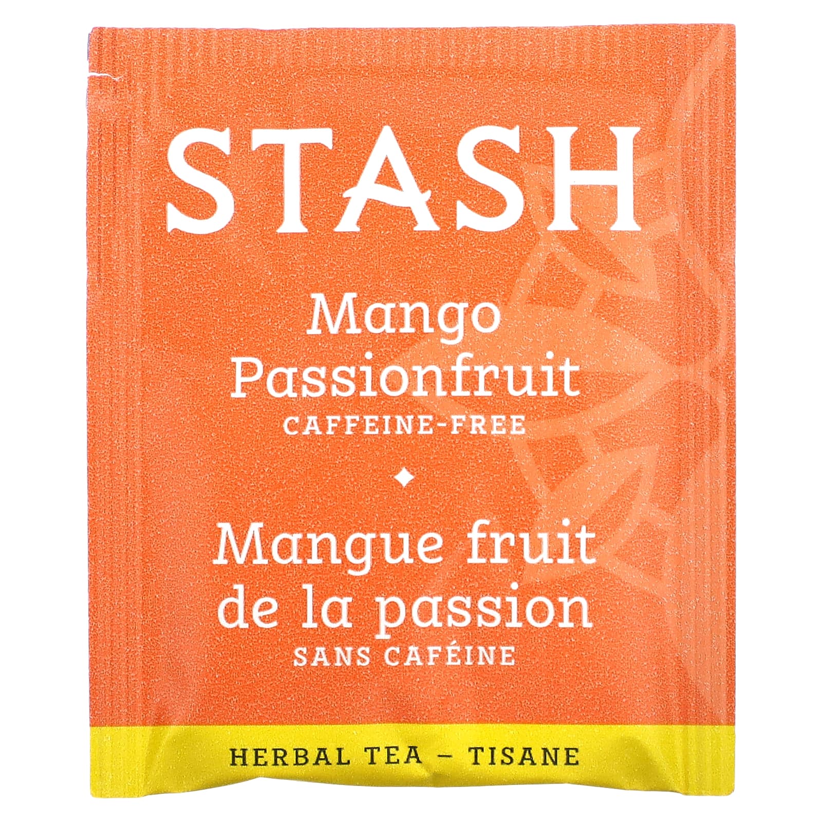 Stash Tea, Herbal Tea, Mango Passionfruit, Caffeine Free, 20 Tea Bags