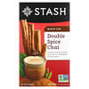 Stash Tea, תה שחור, צ'אי דאבל ספייס, 18 שקיקי תה, 33 גרם (1.1 אונקיות)