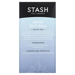 Stash Tea, 홍차, 무카페인 얼그레이, 18티백, 33g(1.1oz)