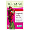 Herbal Tea, Organic Very Berry, Caffeine Free, 18 Tea Bags, 1.2 oz (36 g)