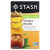 Green Tea & Matcha, Ginger Peach, 18 Tea Bags, 1.2 oz (36 g)