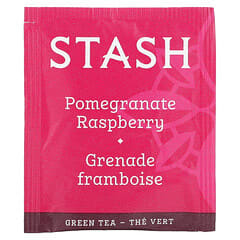 Stash Tea, Thé vert et matcha, Grenade et framboise, 18 sachets de thé, 36 g