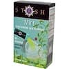 Iced Green Tea Powder, Mint, 10 Powder Sticks, 0.7 oz (20 g)