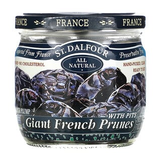 St. Dalfour, Giant French Prunes with Pits, große französische Backpflaumen mit Kernen, 200 g (7 oz.)