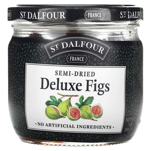 St. Dalfour‏, Semi-Dried Deluxe Figs, 7 oz (200 g)