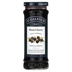 St. Dalfour, Cereza negra, pasta untable de cereza negra de lujo, 284 g (10 oz)