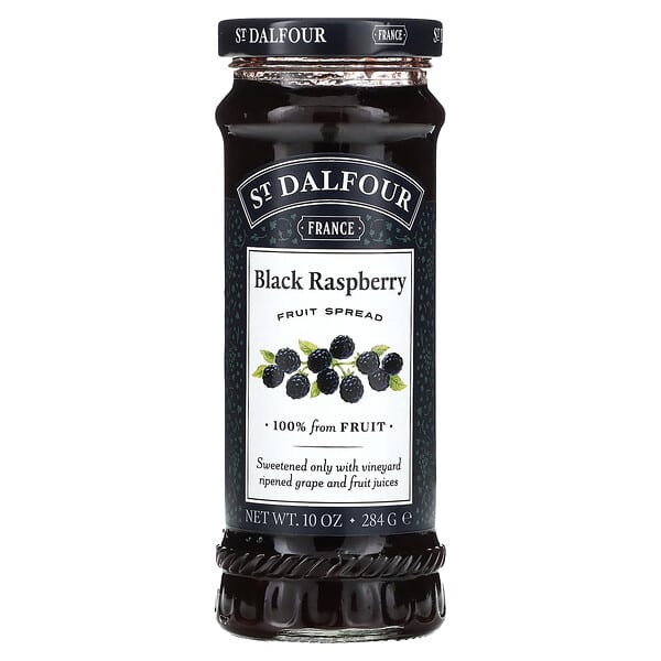 St. Dalfour, 과일 스프레드, 블랙 라즈베리, 284g(10oz)
