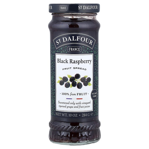 St. Dalfour, Fruit Spread, Black Raspberry , 10 oz (284 g)