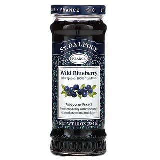 St. Dalfour, Wild Blueberry, Deluxe Wild Blueberry Spread, 10 oz (284 g)