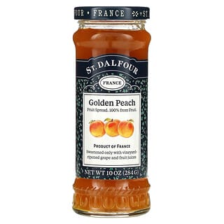 St. Dalfour, Golden Peach, goldener Pfirsich-Luxusaufstrich, 10 oz (284 g)