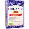 Chá de Morango Orgânico, 25 Envelopes, 1,75 oz (50 g)