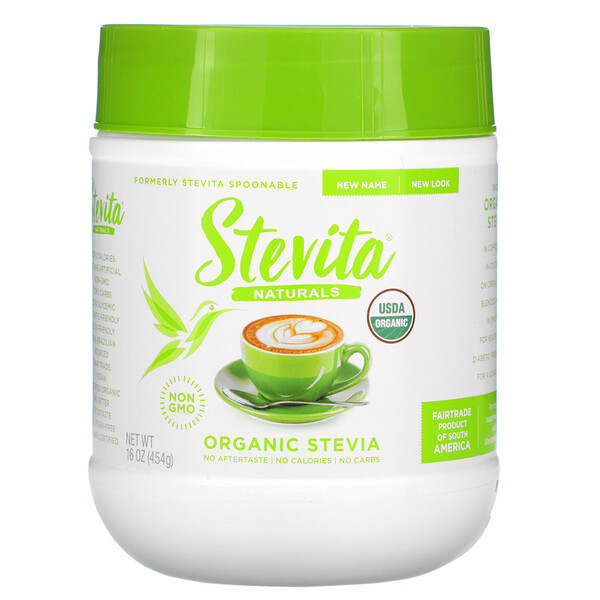 Stevita, Naturals, органическая стевия, 454 г (16 унций)