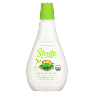 Stevita, 有機甜葉菊，液體甜味劑，3.3 盎司（100 毫升）