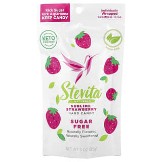 Stevita, Naturals, Hard Candy, Sublime Strawberry, 3 oz (85 g)