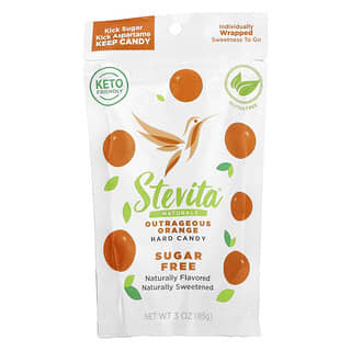 Stevita, Naturals, Hard Candy, Outrageous Orange , 3 oz (85 g)