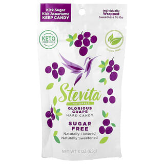 Stevita, Naturals, Hard Candy, Glorious Grape, 3 oz (85 g)