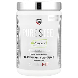 SteelFit, Pure Steel™, Pure Creatine Monohydrate, Unflavored, 17.6 oz (500 g)