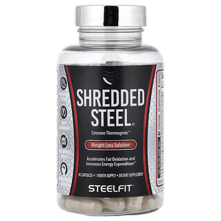 SteelFit‏, גרוס פלדה, תמיסה לירידה במשקל, 90 כמוסות