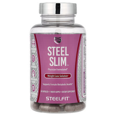 SteelFit, Steel Slim Weight Loss Solution, 90 Capsules