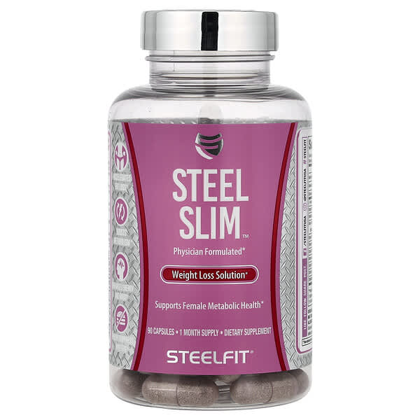 Steel Slim™, Weight Loss Solution, 90 Capsules