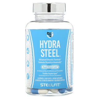 SteelFit, Hydra Steel®, 빠른 수분 배출 작용, 캡슐 80정