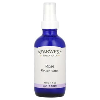 Starwest Botanicals, Flower Water, Rose, 4 fl oz (118 ml)